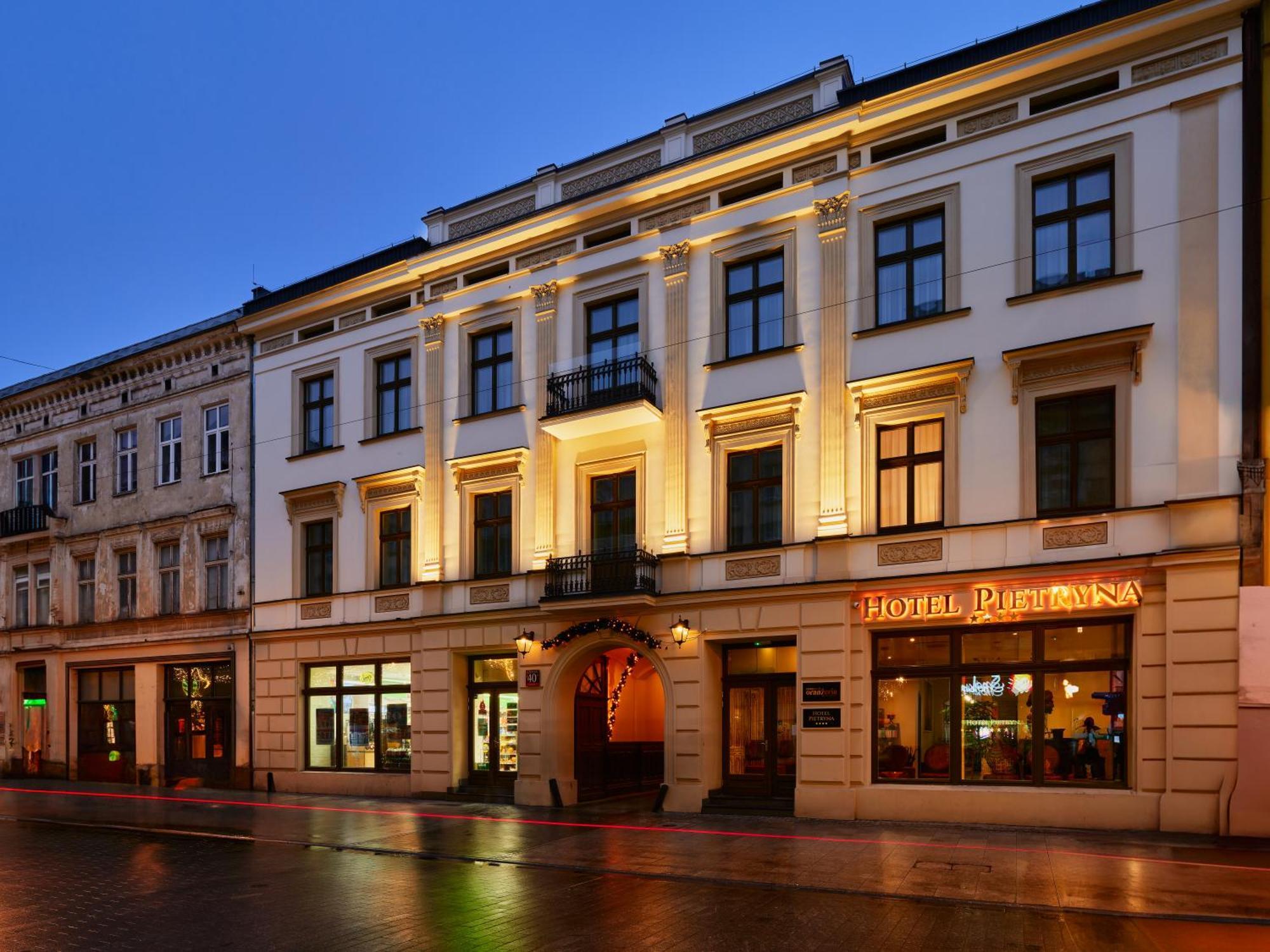Hotel Pietryna Lódź Exterior foto